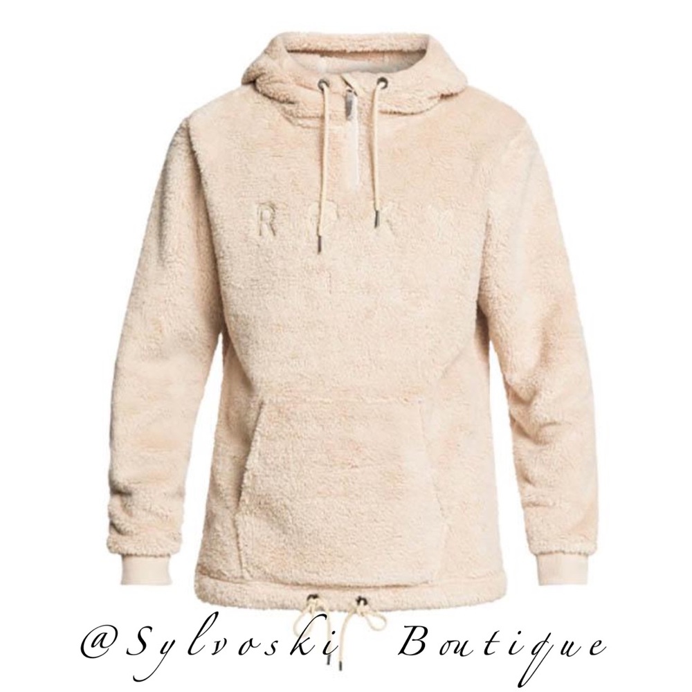 🔥Roxy Pluma Sherpa Hoodie- Women's NWT - Picture 3 of 8
